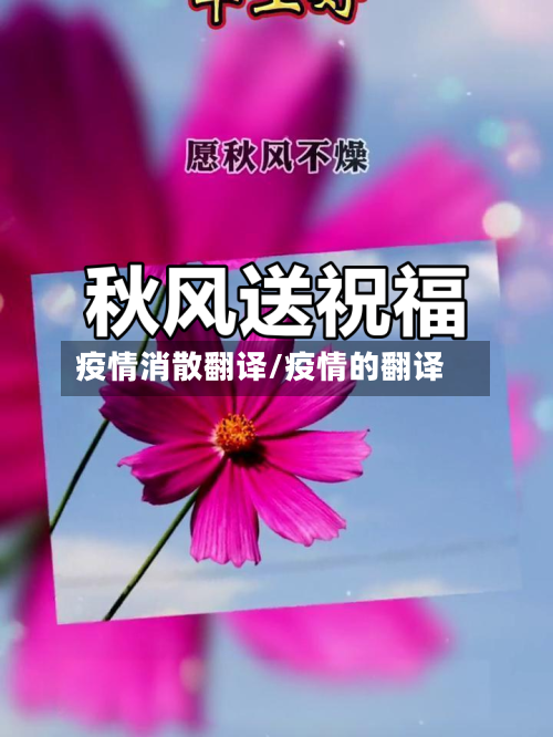 疫情消散翻译/疫情的翻译-第2张图片
