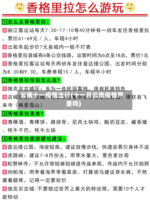 云南十一疫情出行(十一月云南疫情严重吗)