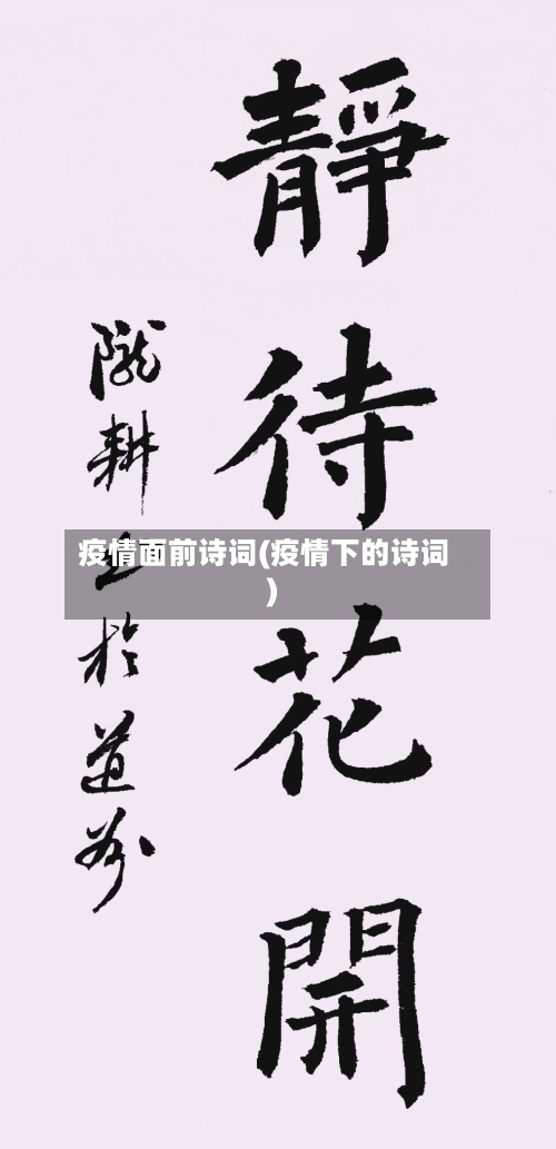 疫情面前诗词(疫情下的诗词)-第2张图片