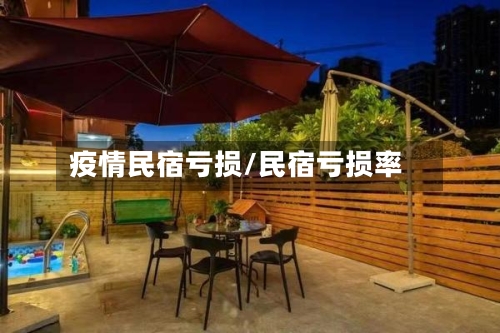 疫情民宿亏损/民宿亏损率