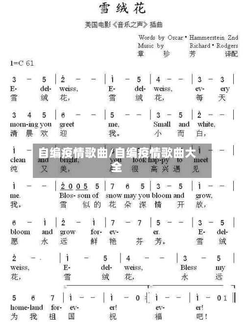 自编疫情歌曲/自编疫情歌曲大全