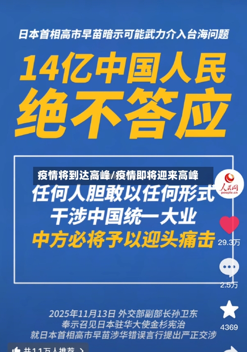 疫情将到达高峰/疫情即将迎来高峰
