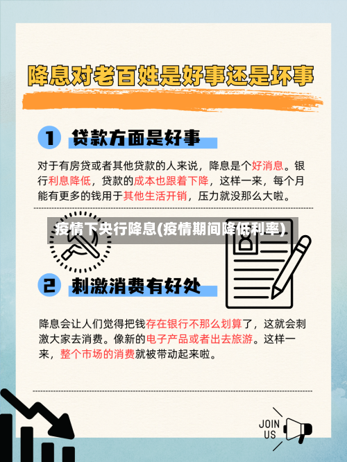 疫情下央行降息(疫情期间降低利率)