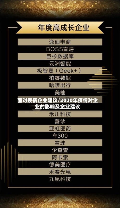 面对疫情企业建议/2020年疫情对企业的影响及企业建议-第2张图片
