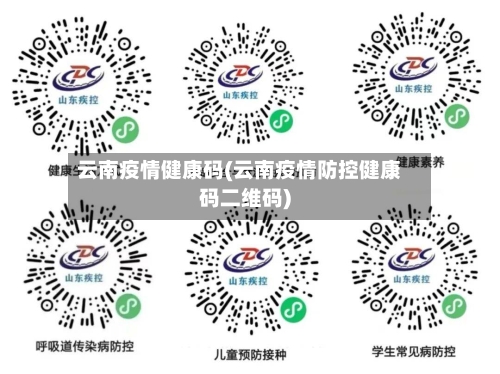 云南疫情健康码(云南疫情防控健康码二维码)