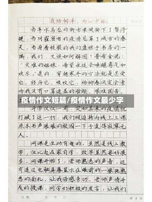 疫情作文短篇/疫情作文最少字-第3张图片