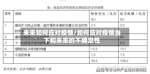 未来如何应对疫情/如何应对疫情当下和未来的不确定性