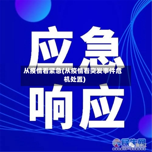 从疫情看紧急(从疫情看突发事件危机处置)-第3张图片