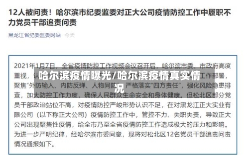 哈尔滨疫情曝光/哈尔滨疫情真实情况-第3张图片