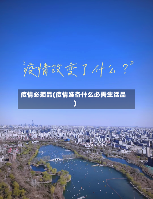 疫情必须品(疫情准备什么必需生活品)-第2张图片